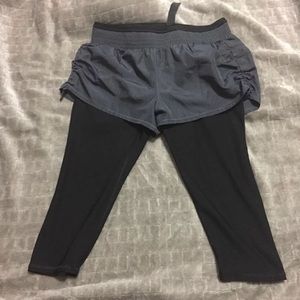 Rbx Cropped Tights W/ Attached Shorts
